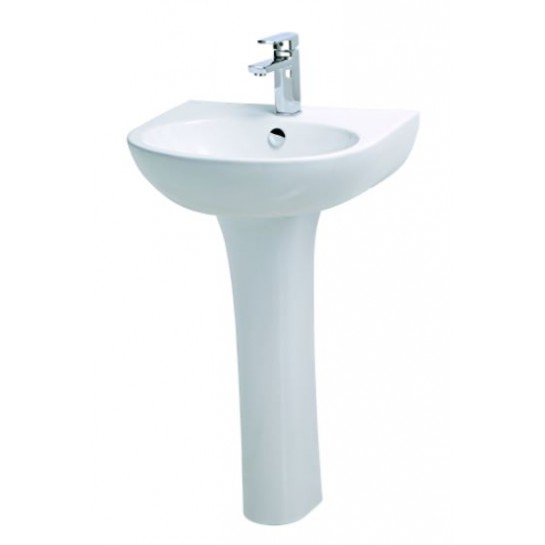 Chậu rửa mặt lavabo treo tường CAESAR L2155 - Image 3