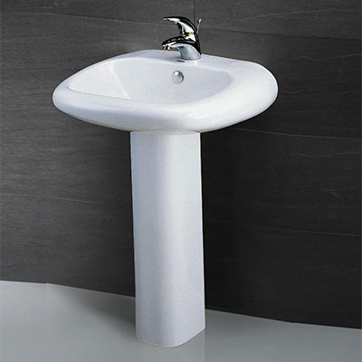 Chậu rửa mặt lavabo treo tường CAESAR L2220 - Image 5