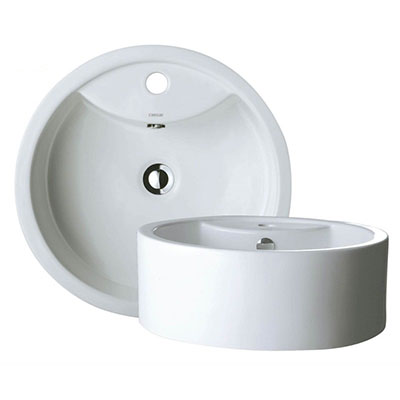 Chậu rửa mặt lavabo treo tường CAESAR L2220 - Image 6