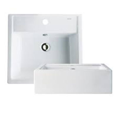 Chậu rửa mặt lavabo treo tường CAESAR L2230 - Image 4