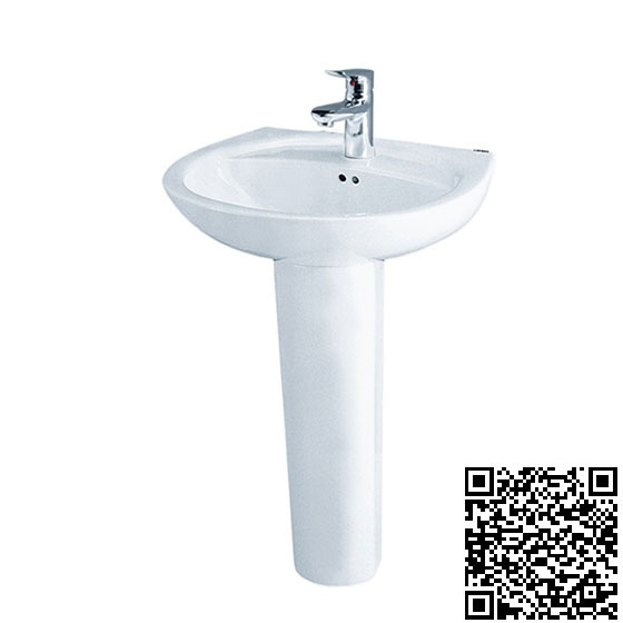 Chậu rửa mặt lavabo treo tường CAESAR L2360 - Image 3