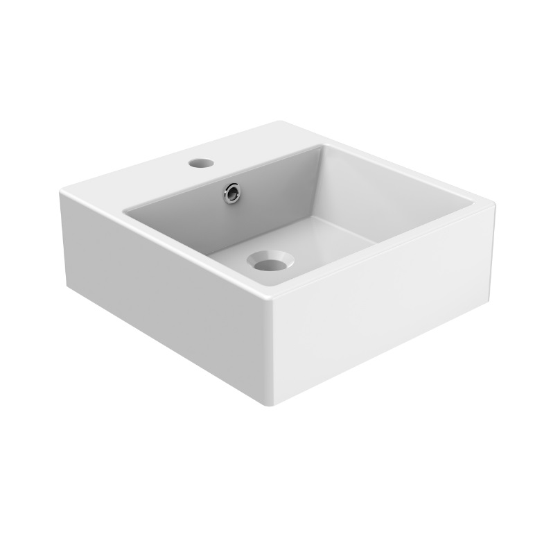 Chậu rửa mặt lavabo treo tường chân dài JOMOO 12803-1/11P-I011 - Image 3