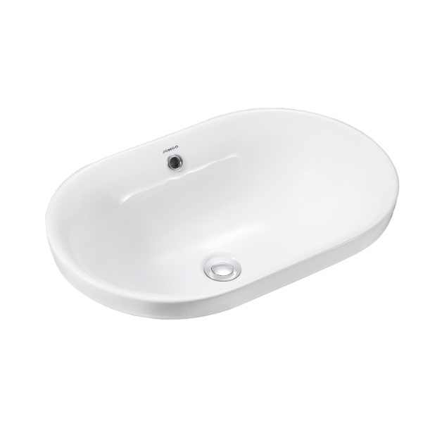 Chậu rửa mặt lavabo treo tường chân dài JOMOO 12803-1/11P-I011 - Image 5