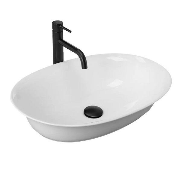Chậu rửa mặt lavabo treo tường chân lửng ELIMEN LPA10128 - Image 6