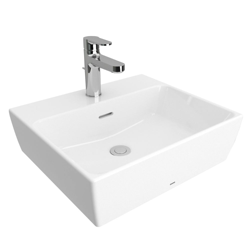 Chậu rửa mặt lavabo treo tường chân lửng Toto LHT328C - Image 4