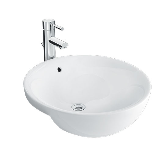 Chậu rửa mặt lavabo treo tường Inax AL-289VFC (Chậu 1 lỗ) - Image 5