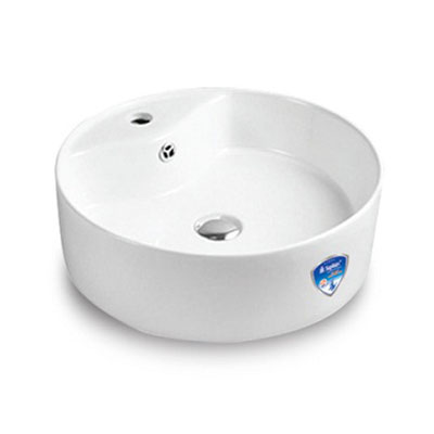 Chậu rửa mặt lavabo vân đá trắng đen Saphias TS-8007A - Image 3