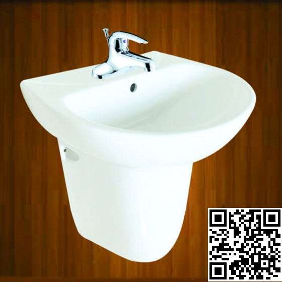 Chậu rửa mặt lavabo vuông âm bàn đá KOKKU 212 (470x350x200mm) - Image 3