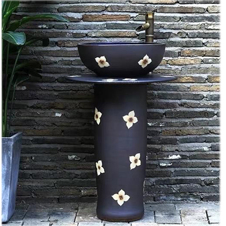 Chậu rửa mặt nghệ thuật chân đứng 02 - Image 5