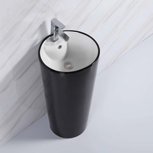 Chậu rửa mặt nghệ thuật chân đứng 16 (Chất liệu đá nhân tạo) - Image 5