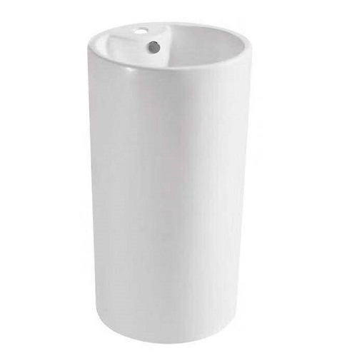 Chậu rửa mặt nghệ thuật chân đứng hình tròn WM023B