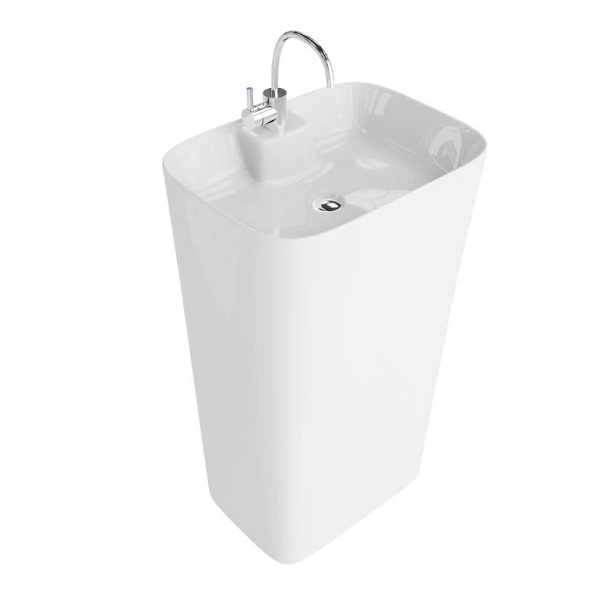 Chậu rửa mặt nghệ thuật chân đứng Miken CL-6012 - Image 5