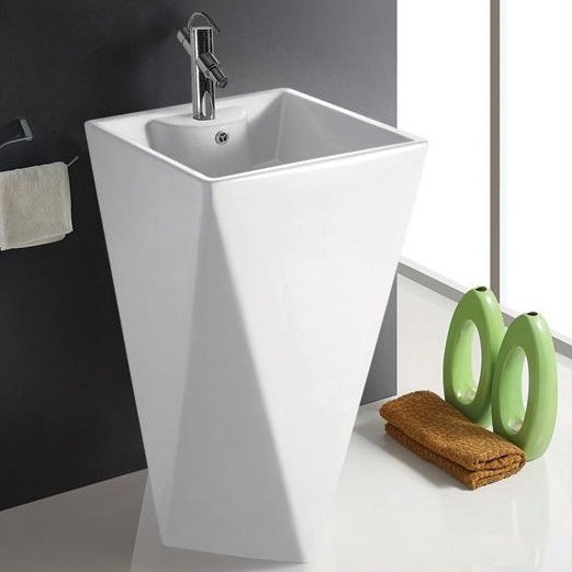Chậu rửa mặt nghệ thuật chân đứng Miken MKC-2087 (Đặt hàng 7-15 ngày) - Image 4