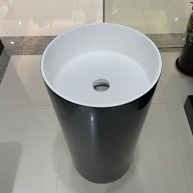 Chậu rửa mặt nghệ thuật chân đứng Miken MKC-6022 - Image 4