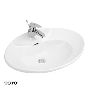 Chậu rửa mặt TOTO LW818JW/F - Image 4