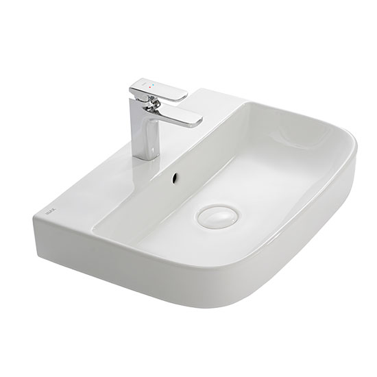 Chậu rửa treo tường kèm chân lửng Inax L-312V -L298VC - Image 3