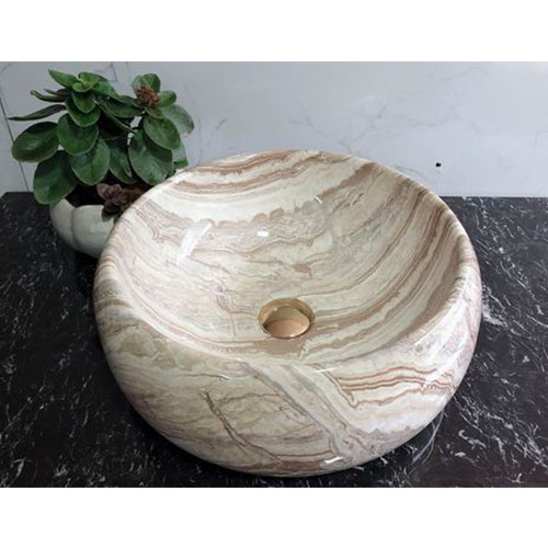 Chậu sứ mỹ nghệ Eximstone 041-3 (400x330x145)