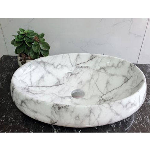 Chậu sứ mỹ nghệ Eximstone 054-9 (600x400x150)