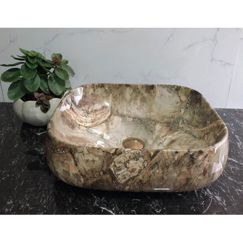 Chậu sứ mỹ nghệ Eximstone 160-3 (430x400x135)