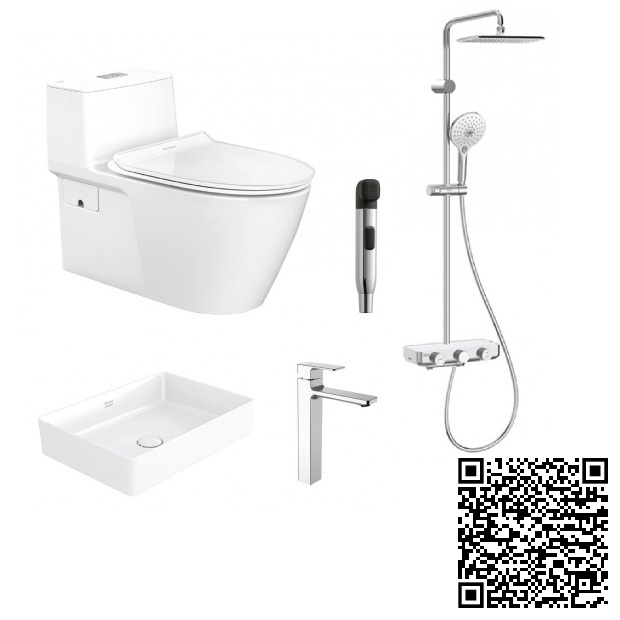 Combo Thiết bị vệ sinh American A6 VF1808ET-WPF412-WF1302-WFTS28B-WF4956 - Image 5