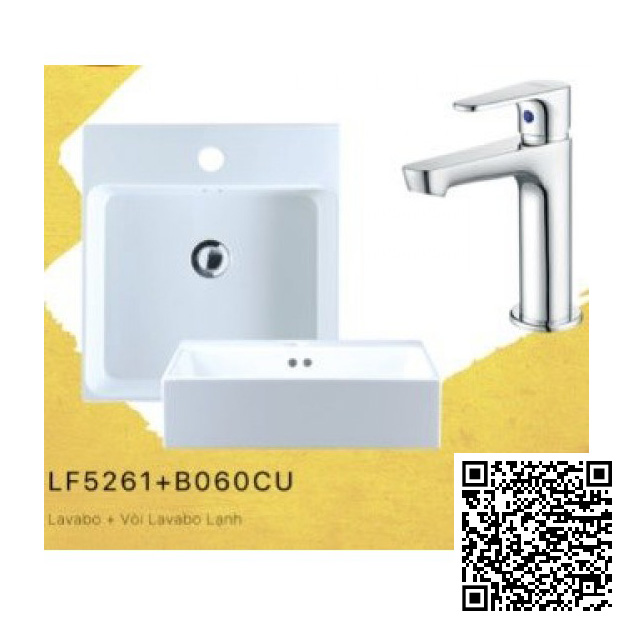 Combo Thiết bị vệ sinh Caesar B060CU-S063C Vòi Lavabo Và Sen tắm Lạnh - Image 5