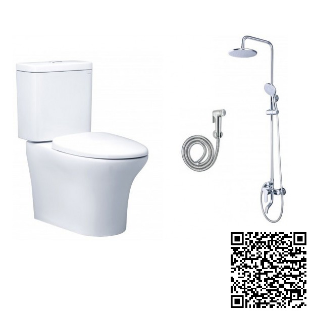 Combo Thiết bị vệ sinh Caesar B570CU-S573C Nóng Lạnh - Image 5