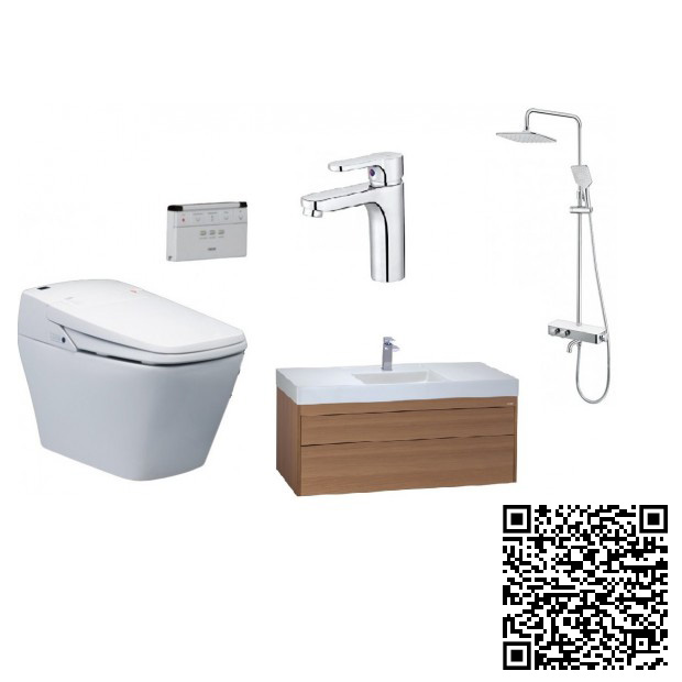 Combo Thiết bị vệ sinh Caesar CA1380H-LF5388SB-EH05388DWV-BT570CU-S788C