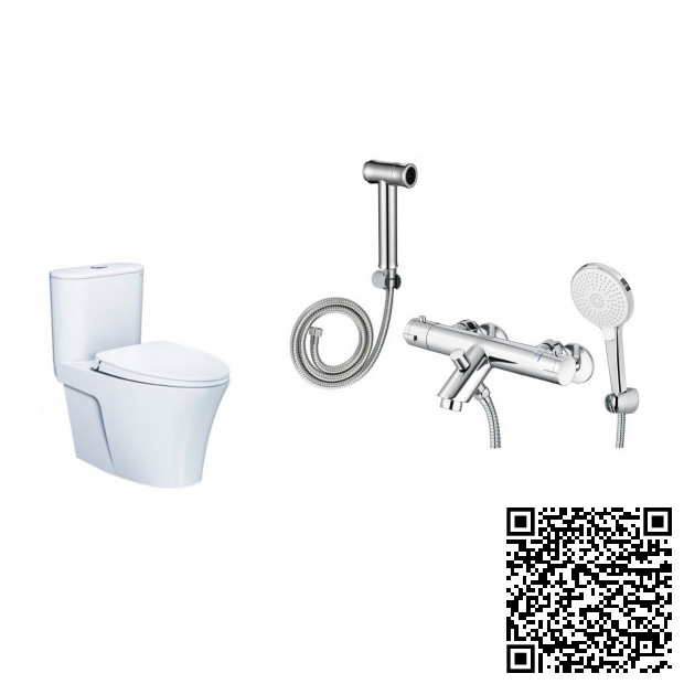 Combo Thiết bị vệ sinh Caesar Lavabo Và Vòi Nóng Lạnh L5019-B380CU - Image 5