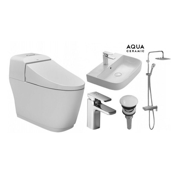 Combo Thiết bị vệ sinh Inax 10A AC-1052-CW-S32VN-AL-S620V - Image 4
