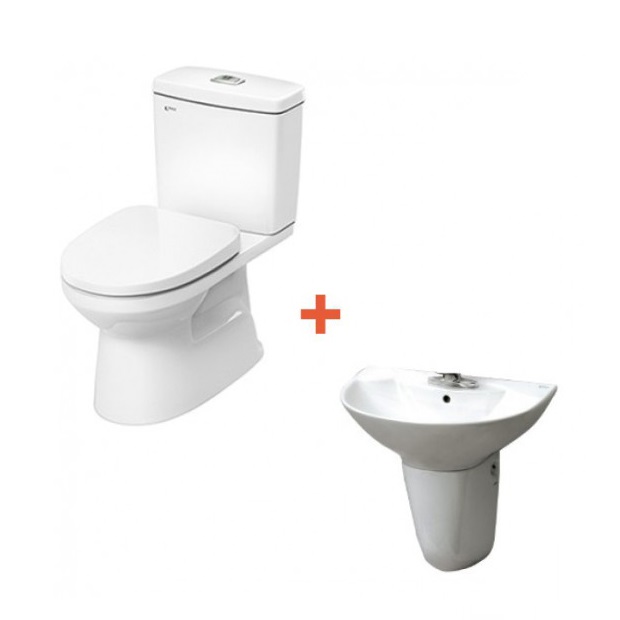 Combo Thiết bị vệ sinh Inax H5 LFV-1402SH-BFV-1403S-8C - Image 3