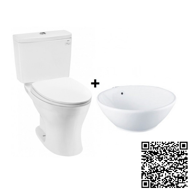 Combo Thiết bị vệ sinh TOTO C971-TCF9433A-LT5616C-TBW01401AA-TBW01010A - Image 3