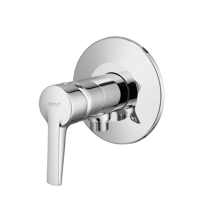 Củ sen tắm gắn tường nóng lạnh màu đen COTTO CT2305A#BL - Image 4