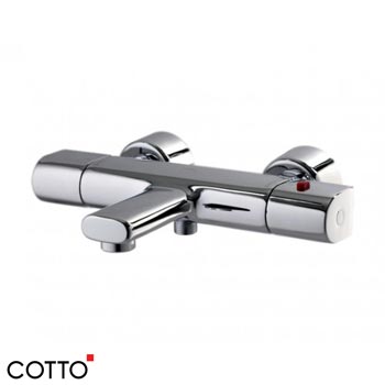 Củ sen tắm gắn tường nóng lạnh tay màu nâu COTTO CT2255A#CRG - Image 5