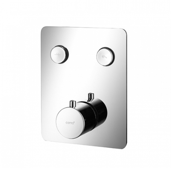 Củ sen tắm nhiệt độ gắn tường COTTO CT2062 Có vòi xả xô - Image 6