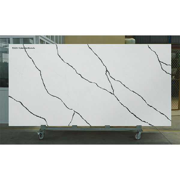 Đá thạch anh bàn bếp bàn lavabo bàn ăn kích thước theo yêu cầu Mikado Quartz P2207 - Image 5