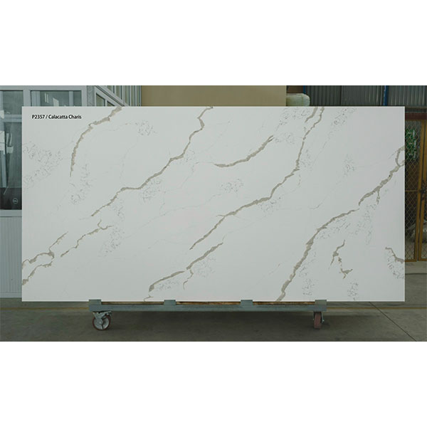 Đá thạch anh bàn bếp bàn lavabo bàn ăn kích thước theo yêu cầu Mikado Quartz P2357
