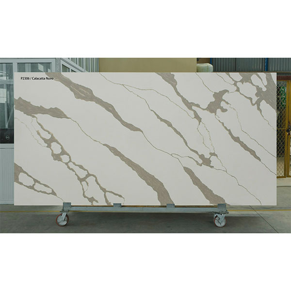 Đá thạch anh bàn bếp bàn lavabo bàn ăn kích thước theo yêu cầu Mikado Quartz P3107 - Image 3