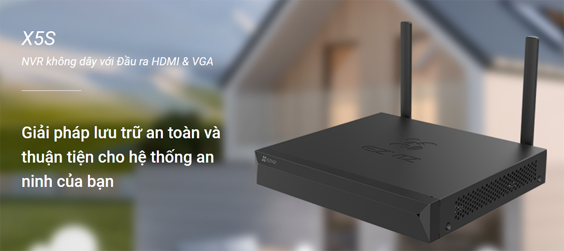 Đầu ghi hình EZVIZ X5S-4W (Wifi 4 kênh) - 3