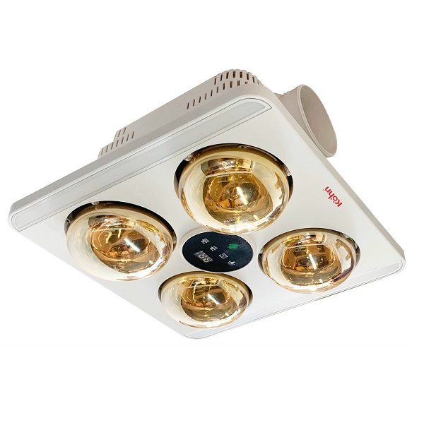 Đèn sưởi 4 bóng kết hợp quạt thông gió âm trần Braun Kohn BU06G (Công tắc) - Image 4