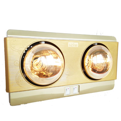 Đèn sưởi nhà tắm 2 bóng âm trần Kohn BK03GR (Điều khiển từ xa) - Image 3