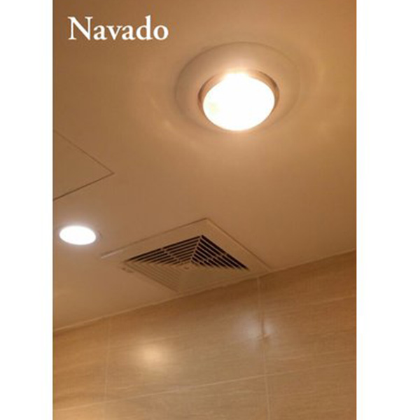 Đèn sưởi nhà tắm âm trần 1 bóng vuông Navado NAV-6010 - Image 3