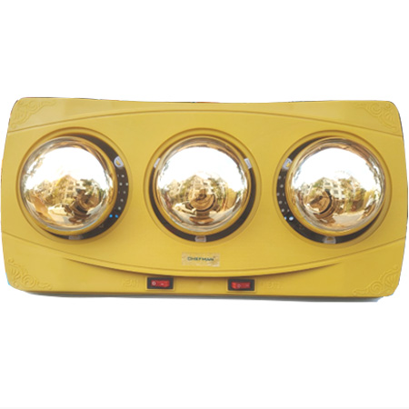 Đèn sưởi nhà tắm Chefman CM-613B loại 3 bóng - Image 3