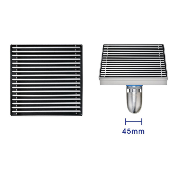Ga thoát sàn HCG dài 1000mm GA1000 (Mặt -100x1000-Phi-60- 76-90) - Image 4