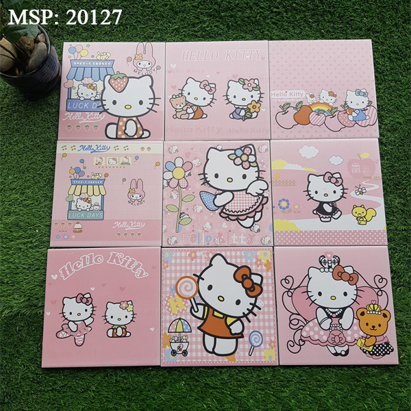 Gạch bông men lục giác 200x230 23003 - Image 4