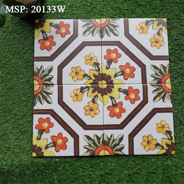 Gạch bông men lục giác 200x230 23003 - Image 5