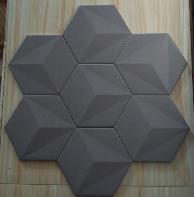 Gạch bông men lục giác 200x230 23009 - Image 4