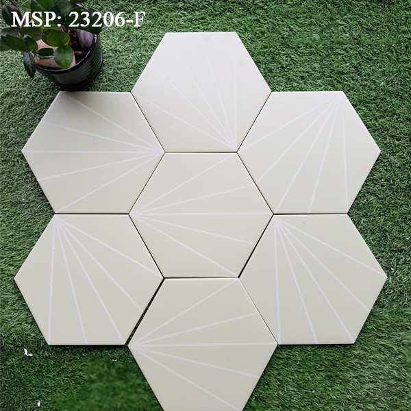 Gạch bông men lục giác 200x230 23206-f