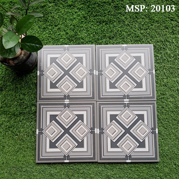 Gạch bông men vuông 200x200 20107 - Image 4