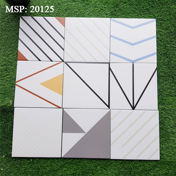 Gạch bông men vuông 200x200 20113 - Image 3