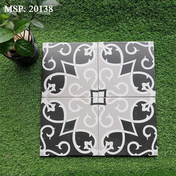 Gạch bông men vuông 200x200 20138